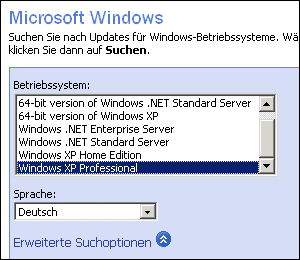Windows XP Updates lokal speichern