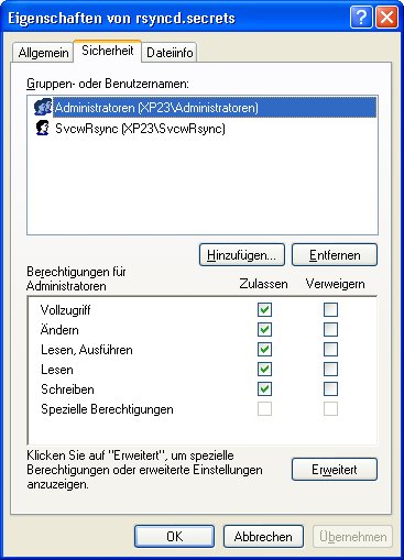 Dateirechte 5